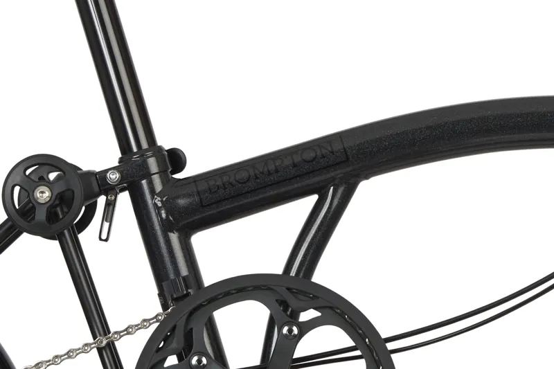 Brompton P Line Urban Folding Bike 2023 in Midnight Black-8